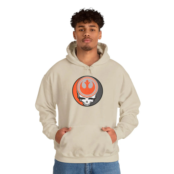 Grateful Dead - Star Wars Rebel Alliance Grateful Dead Unisex Heavy Blend Hoodie - StealieShop